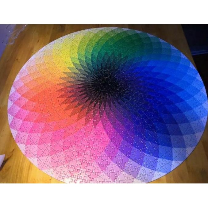 JIGSAW PUZZLE ROUND 1000 pcs - SPECTRUM adult puzzle dewasa