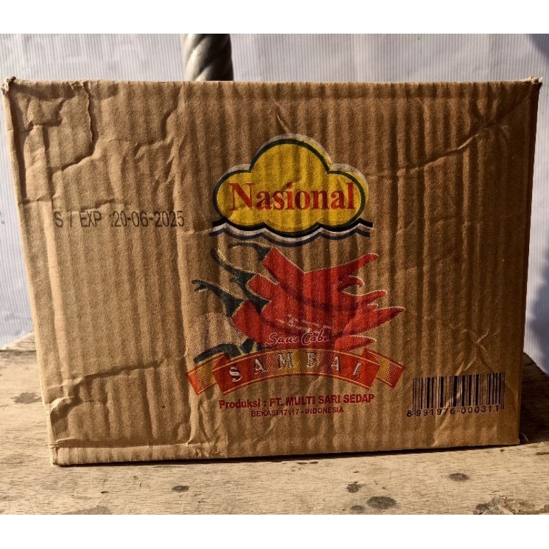 

Sambal nasional 1 kg per dus 6 pcs