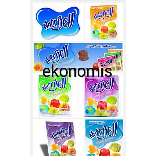 

Nutrijell ekonomis 10gr per box isi 12pcs