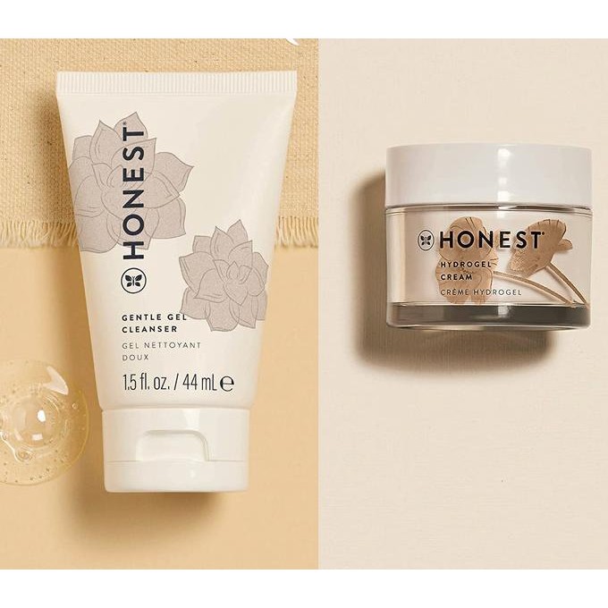 Honest Beauty Gentle Gel Cleanser Hydrogel Cream Calms Sensitive Skin
