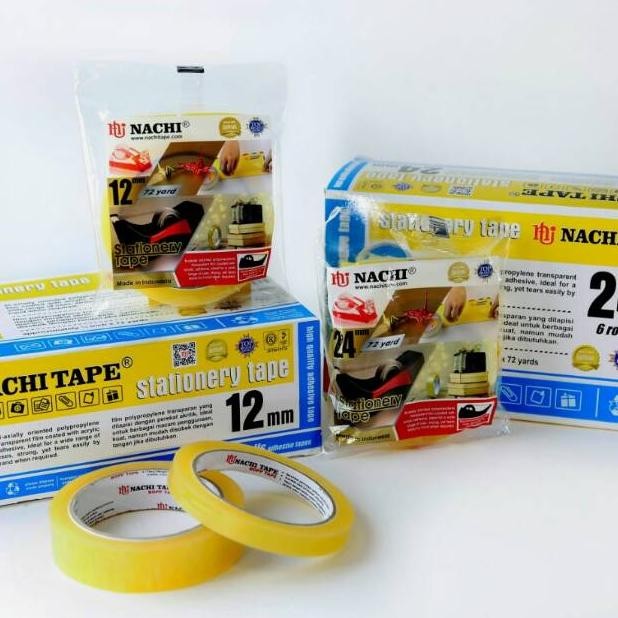 

PROMO Lakban selotip st nachi 1/2 72 stationery tape murah berkualitas sd-67