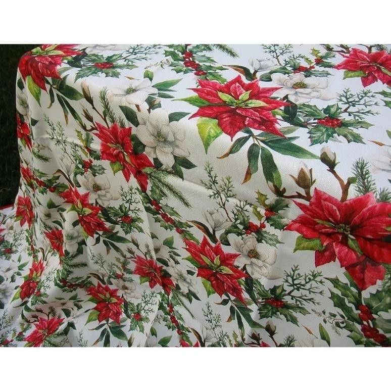 TERLARIS Taplak Meja Natal Segi - Taplak Natal - Taplak Meja Natal - Taplak Meja Natal Kain un-1