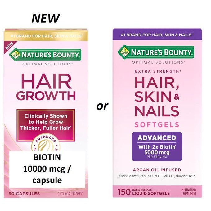 Natures Nature Natures Bounty Extra Strength Hair Skin Nails Biotin