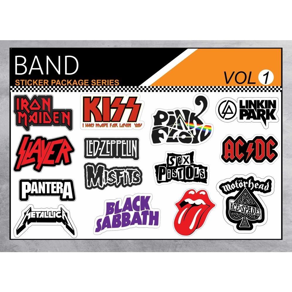 

STICKER PACK BAND - STICKER AESTHETIC - STIKER CASE - STIKER LAPTOP HP TUMBLER- STIKER MUSIK - VOL 1