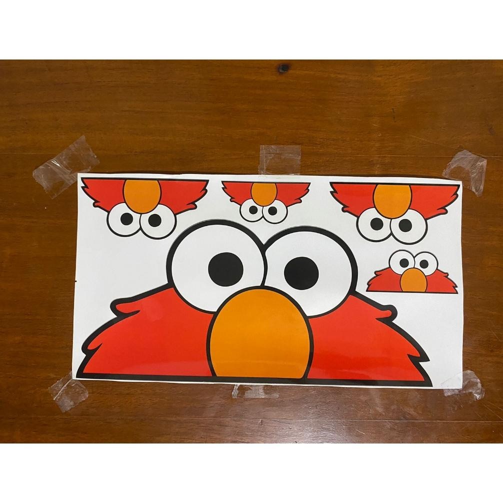 

STICKER ELMO-STICKER SESAME STREET-STIKER MOBIL-STIKER AESTHETIC LAPTOP HP TUMBLER