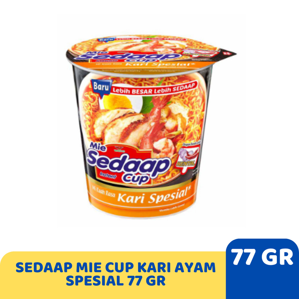 

SEDAAP MIE CUP KARI AYAM SPESIAL 77 GR