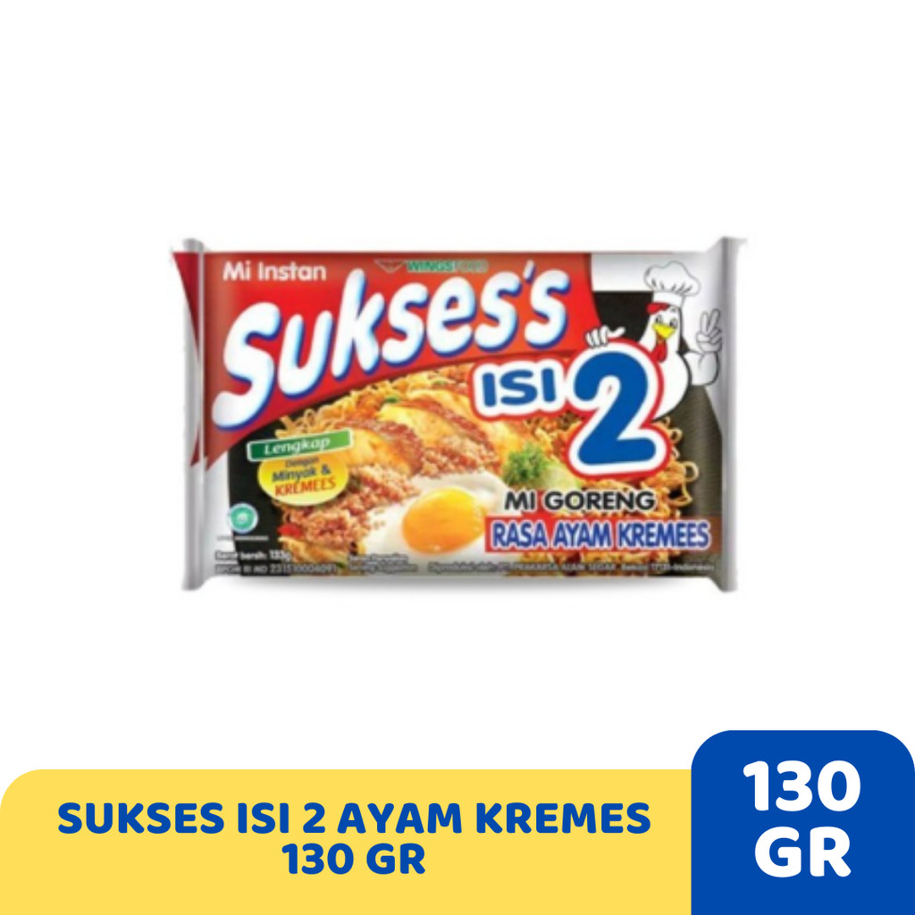 

SUKSES ISI 2 AYAM KREMES 130 GR