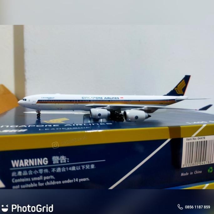 Singapore Airlines A340-500 9V-SGB Phoenix 1:400
