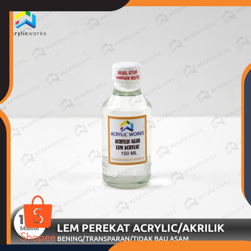 

Grosir Lem Acrylic/Akrilik 150 ml I Transparan I Tidak Bau Asam Elegan