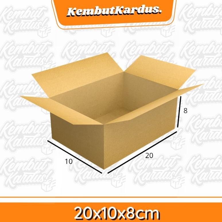 

KARDUS BOX KARTON POLOS UK 20X10X8 KARDUS PACKING