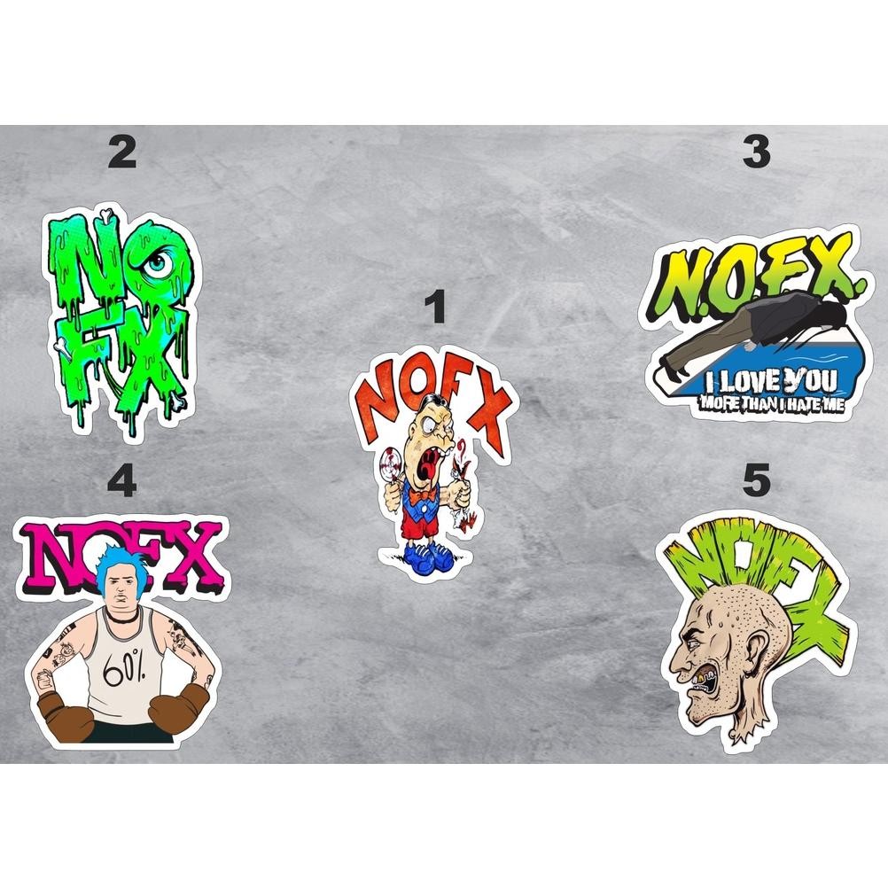 

STICKER PACK BAND - STICKER AESTHETIC - STIKER CASE - STICKER LAPTOP TUMBLER - VOL 2 - STICKER NOFX