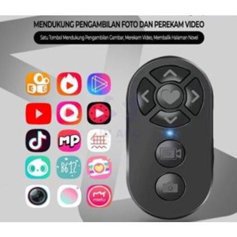 Rwe-45 Remote Bluetooth Shutter Foto 4In1 Bisa Scroll Video Tiktok Youtube Ig Bisa Untuk Tripod Tong