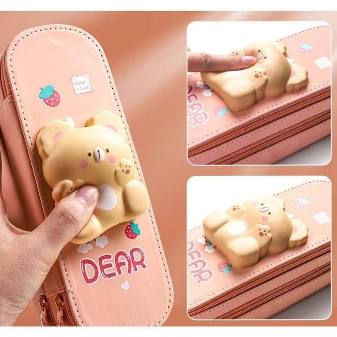 

Kotak Pensil Squishy 3D Anak Tempat Pensil 3D Anak Anti Air 2 Tingkat SM88