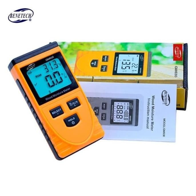 Wood Moisture Meter Benetech Gm630 Induction Kayu Induksi Mc Tester