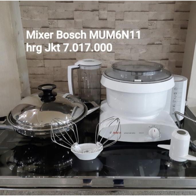 Mixer Bosch Mum6N11 Free Hadiah/Bosh Mixer Free Gift/Mixer Roti Bosch Barang Tersedia