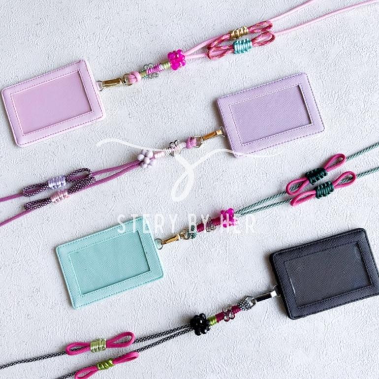 

ad-77 Lanyard Name Tag Paracord / Lanyard tali aesthetic / Lanyard id card Premium