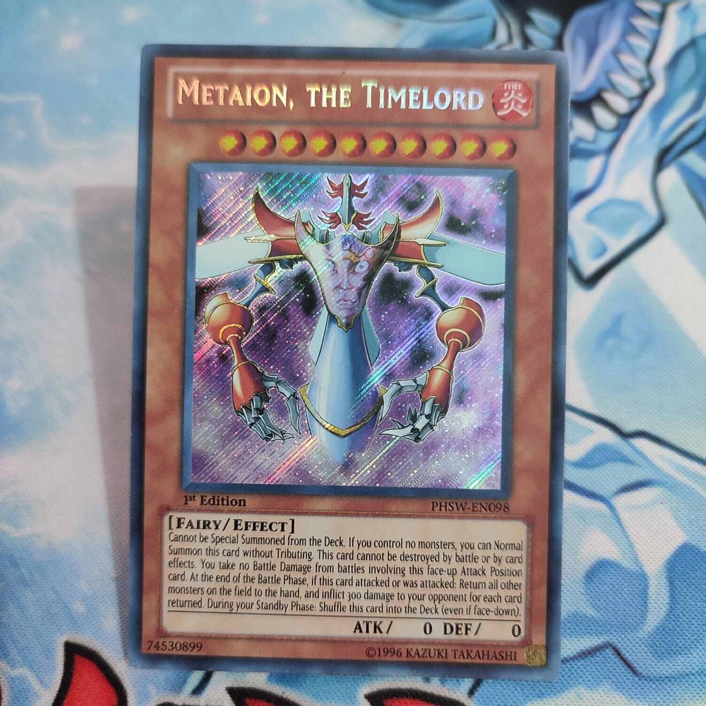 yugioh metaion the timelord PHSW secret rare  original