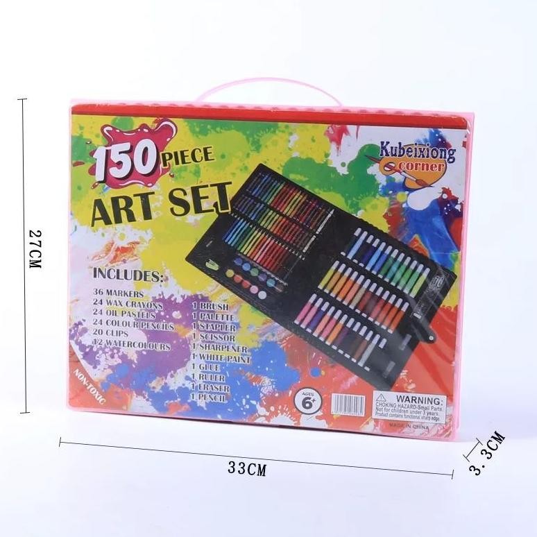 

MMA-1318 Crayon Set 150 Pcs Pensil Warna Lengkap Alat Lukis Anak Crayon Anti Air Terlaris