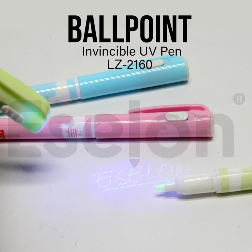 

fg-7 12pcs Pulpen Lampu Ajaib 2160 / Invisible Pen Senter UV Termurah