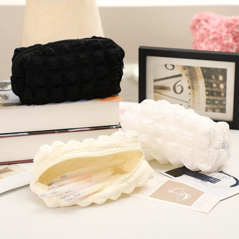 

we-12 Mismi Nora Pencil Case Kotak Pensil Sekolah Stylish Tas Pouch Makeup Perempuan Trendy - PC2N Premium