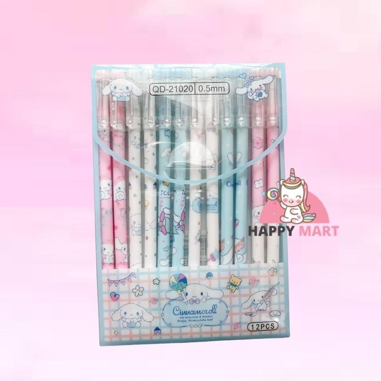

ad-77 Pulpen Kuromi / Unicorn Grosir isi 12 pcs Sale
