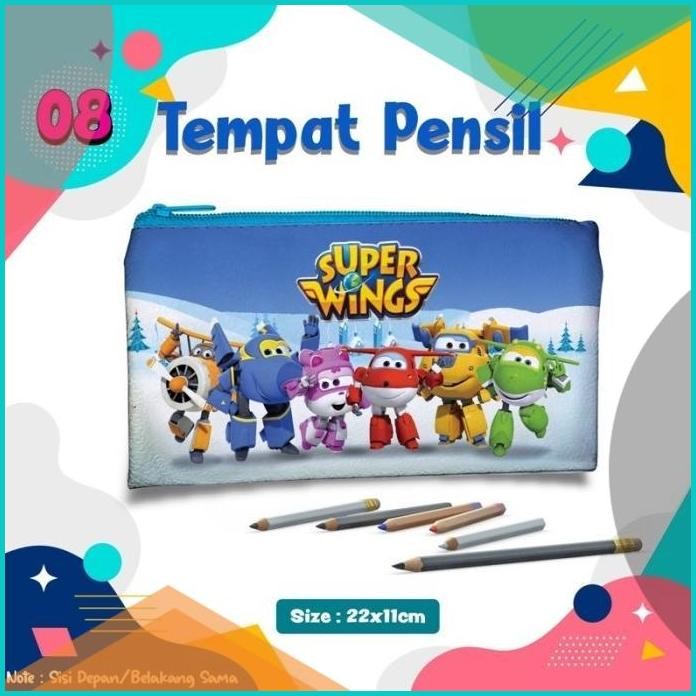 

Tempat Pensil Dompet Alat Tulis Pensil Tempat Pensil Super Wings #093
