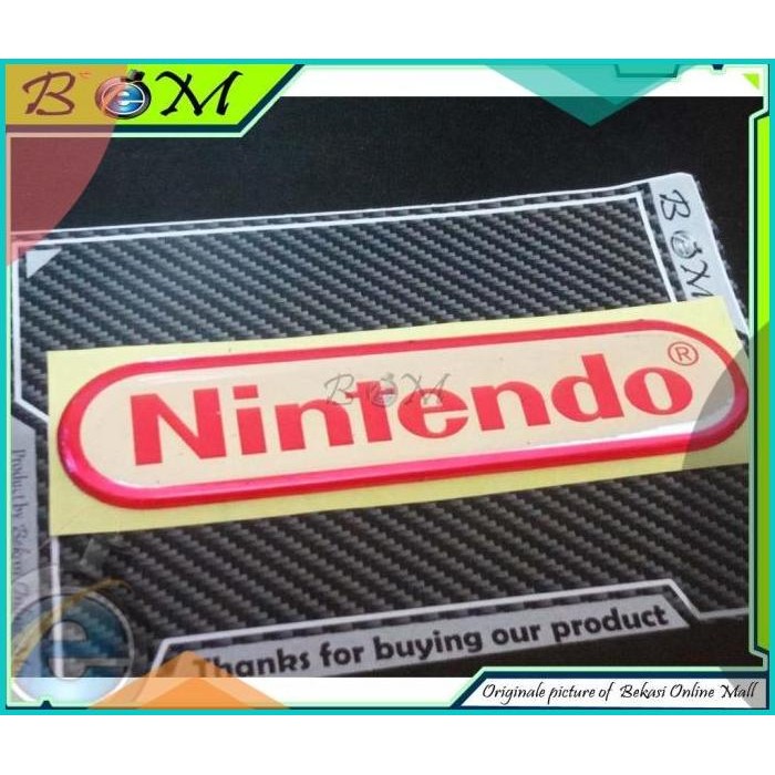 

Sticker stiker Logo timbul nintendo 140BZ4 limited stock