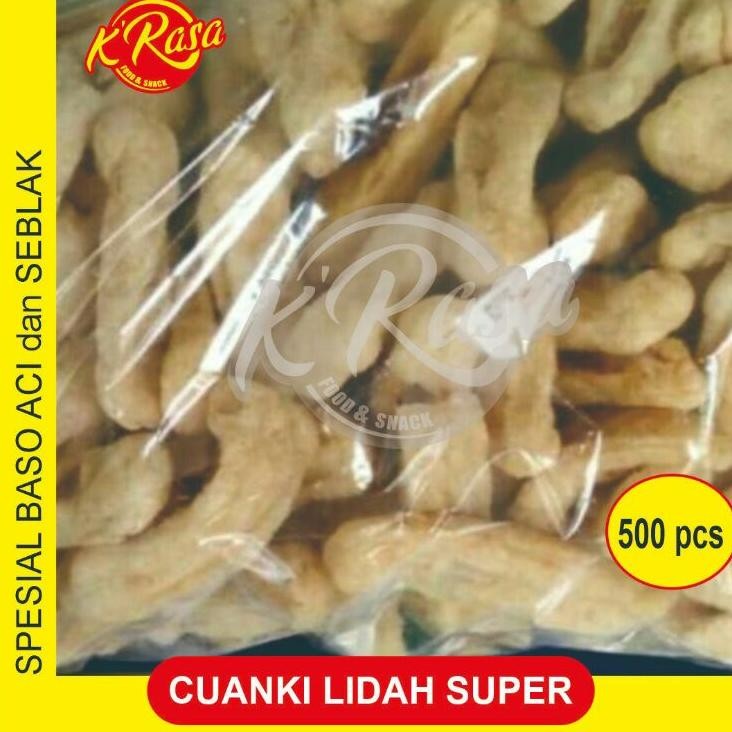 

Cuanki Lidah Besar 1 Ball 500 Pcs Bahan Baku Utama Baso Aci Seblak Dll