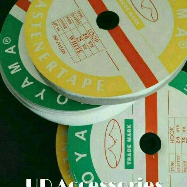 

Sale Perekat / Nylon Tape /Velcro 1" (2,5Cm) 20Meter Kekinian