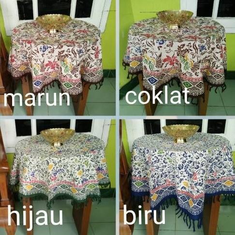 Taplak Meja Batik Bulat Cuiri