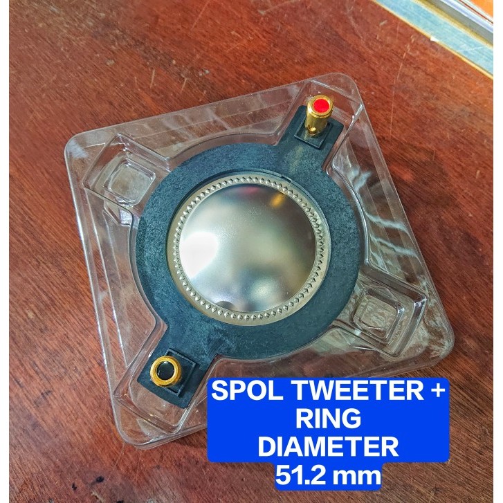 ------] Spol 51.2 Spul 51.2mm Voice Coil Tweeter Acoustic RCF NPA Black + Ring