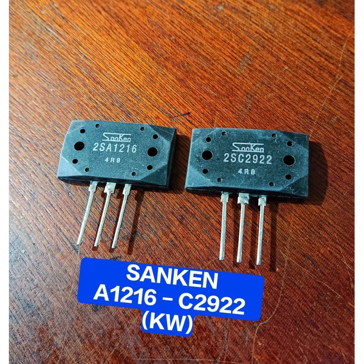 &<&<&<&] Transistor Tr A1216 C2922 Sanken 1216 2922 Power Final 5DY KW (Biasa)