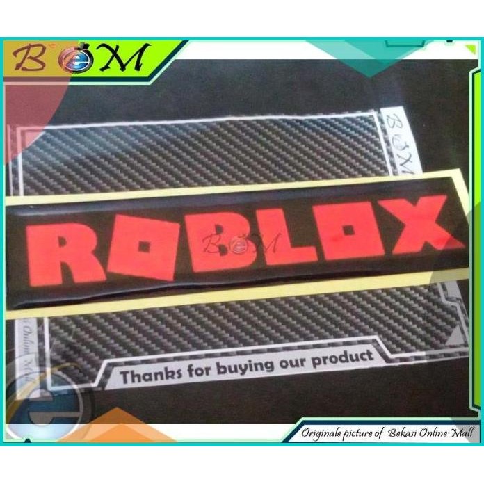 

Sticker stiker Logo timbul game roblox roblok 2017-2018 140BZ4 limite