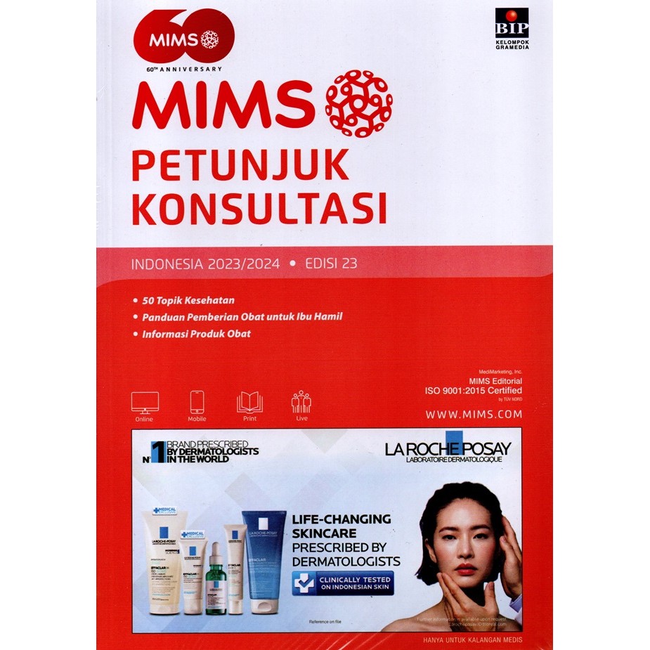 Gramedia Cirebon  - MIMS PETUNJUK KONSULTASI EDISI 23 TAHUN 2023/2024