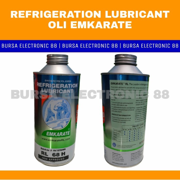Kualitas terbaik] EMKARATE REFRIGERATION LUBRICANT OIL EMKARATE