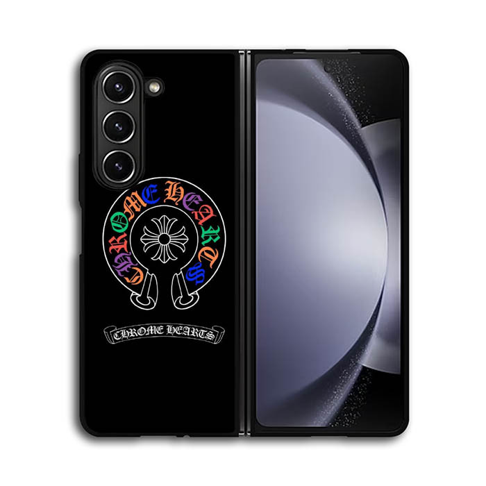 Softcase Hardcase Casing Custom Samsung Galaxy Z Flip 6 5 4 3 Z Fold 6 5 4 3 Chrome Hearts AB4121 Ca