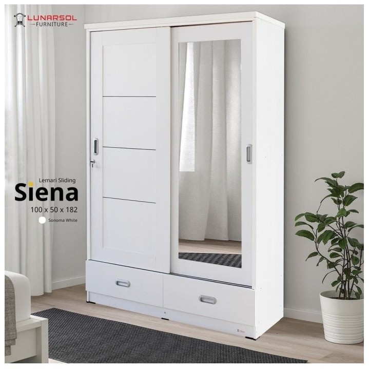 &<&<&<&] Lemari Pakaian LUNAR Siena / Lemari Sliding / Murah Pontianak