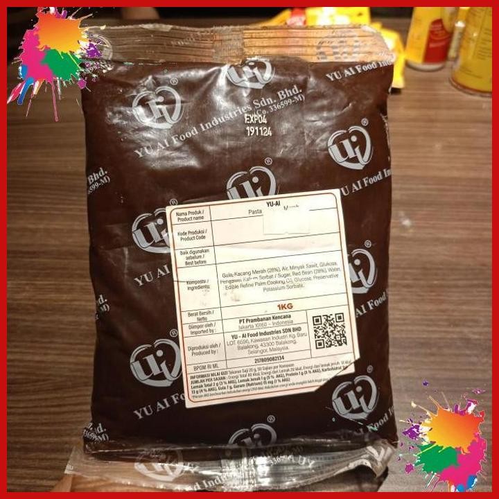 

(LJG) YU AI RED BEAN PASTE /PASTA KACANG MERAH 1KG UI
