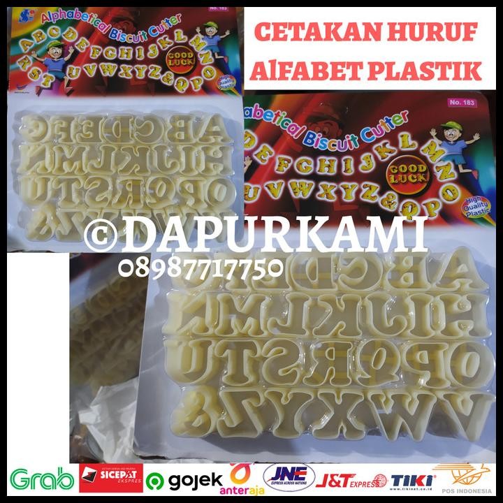 Cetakan Huruf Malaysia Cetakan Kue Kering