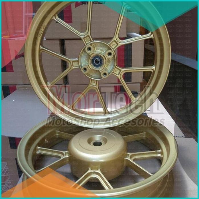 Velg Pelek Racing Venom Rossi Mars Vario 150 New 2018 Gold 14-250/300