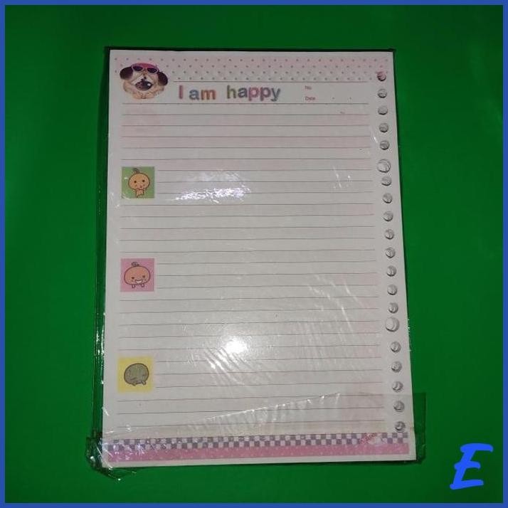 

| BGS | LOOSE LEAF FANCY 6MM A5 ISI FILE BINDER 100 LEMBAR NEUTRALIZED PAPER