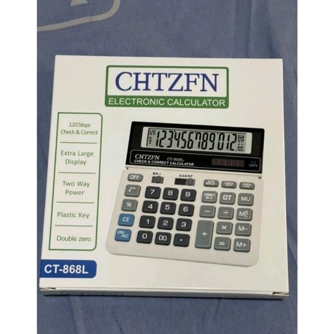 

uk-75 Kalkulator Citizen 12 Digit 868L - Kakulator Dagang / Kalkulator Check Viral