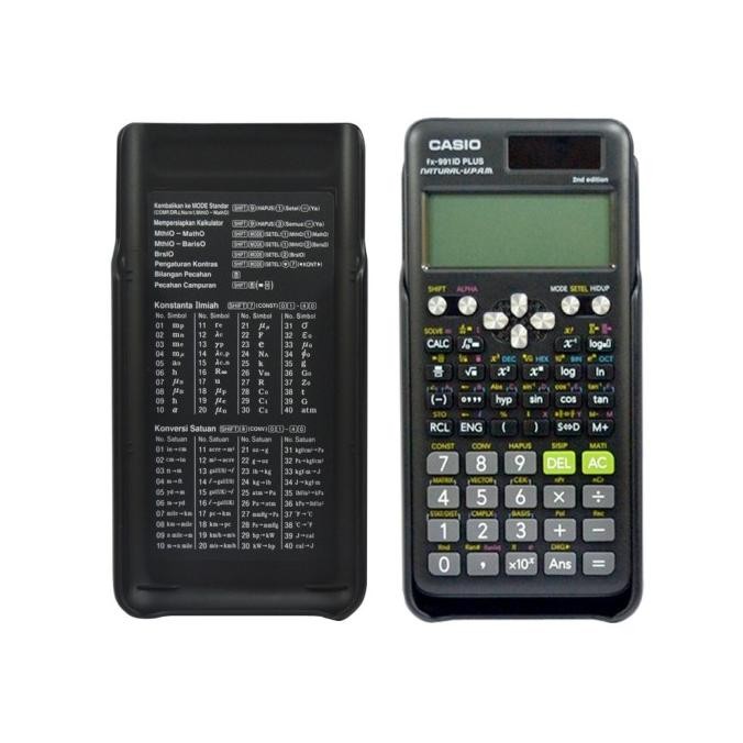 

Terlaris! Kalkulator CASIO FX-991 ID Plus 2nd Scientific Terlaris