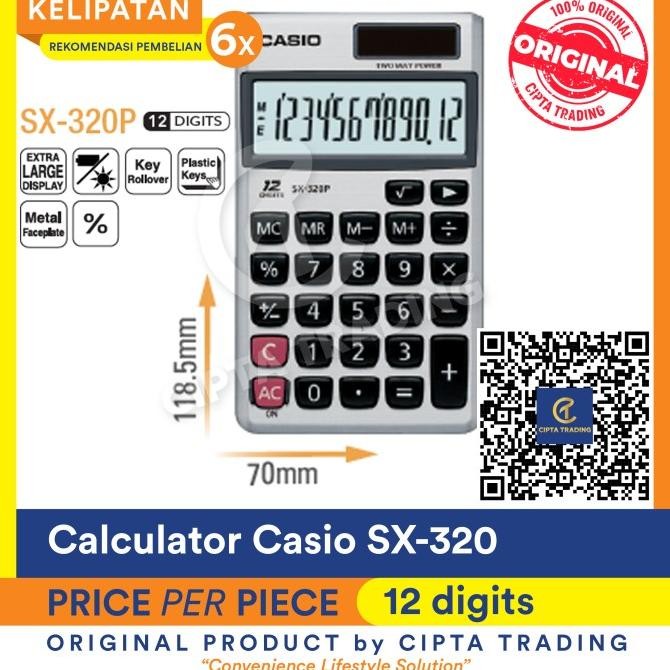 

dgh-43 Calculator - Casio - SX-320P-W Viral