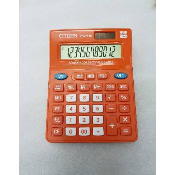 

gfd-6 Kalkulator Citizen Ct 719 Warna warni Viral