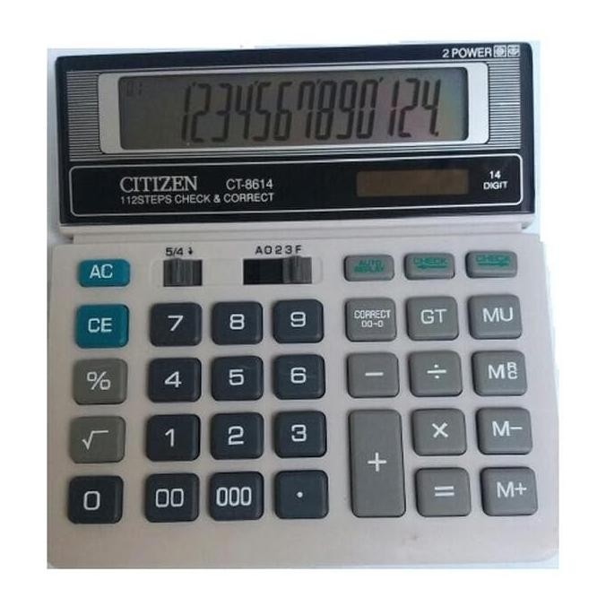 

jg-8 TERBARU Kalkulator Dagang Citizen 868 12 Digit / CT-8614 14 Digit / Me Terlaris