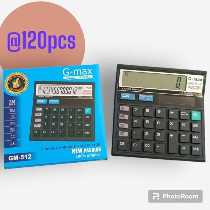 

gh-56 Kalkulator Besar Gmax G Max G 512 12 Digit Angka Calculator Digital Hemat