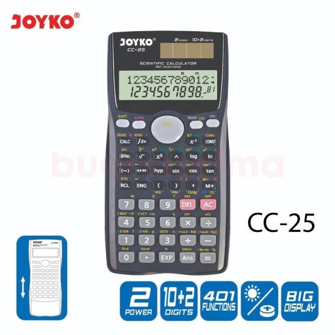

jy-6 Kalkulator Scientific Joyko 401 Functions Sin Cos Tan CC-25 Calculator Berkualitas