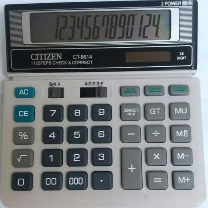 

gr-8 Citizen CT-8614 (14 digit) Kalkulator Original
