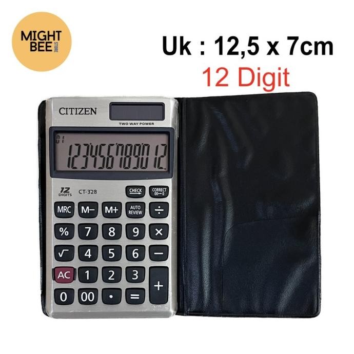 

ghs-55 Kalkulator Citizen CT328 - Kalkulator Kecil/Pocket - Kalkulator Dagang Original
